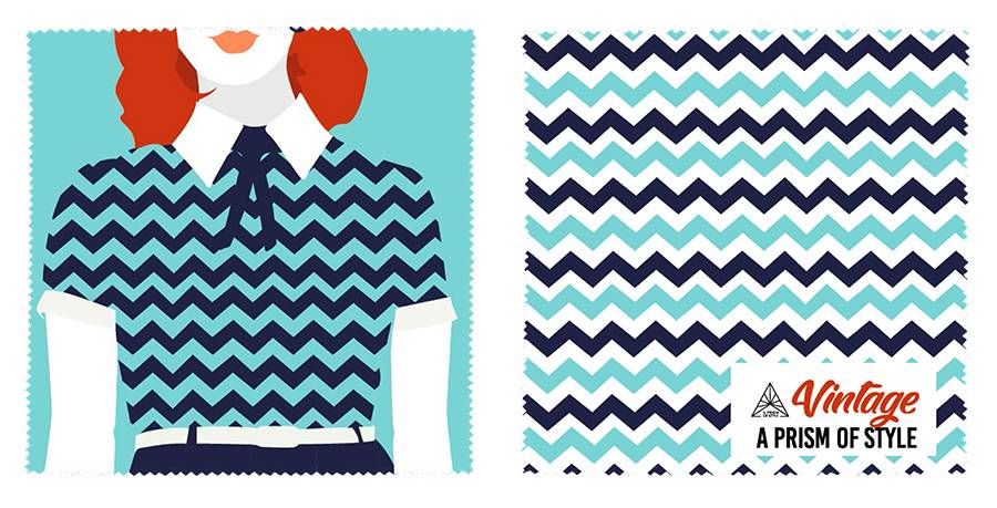 12010201 A prism of style Vintage