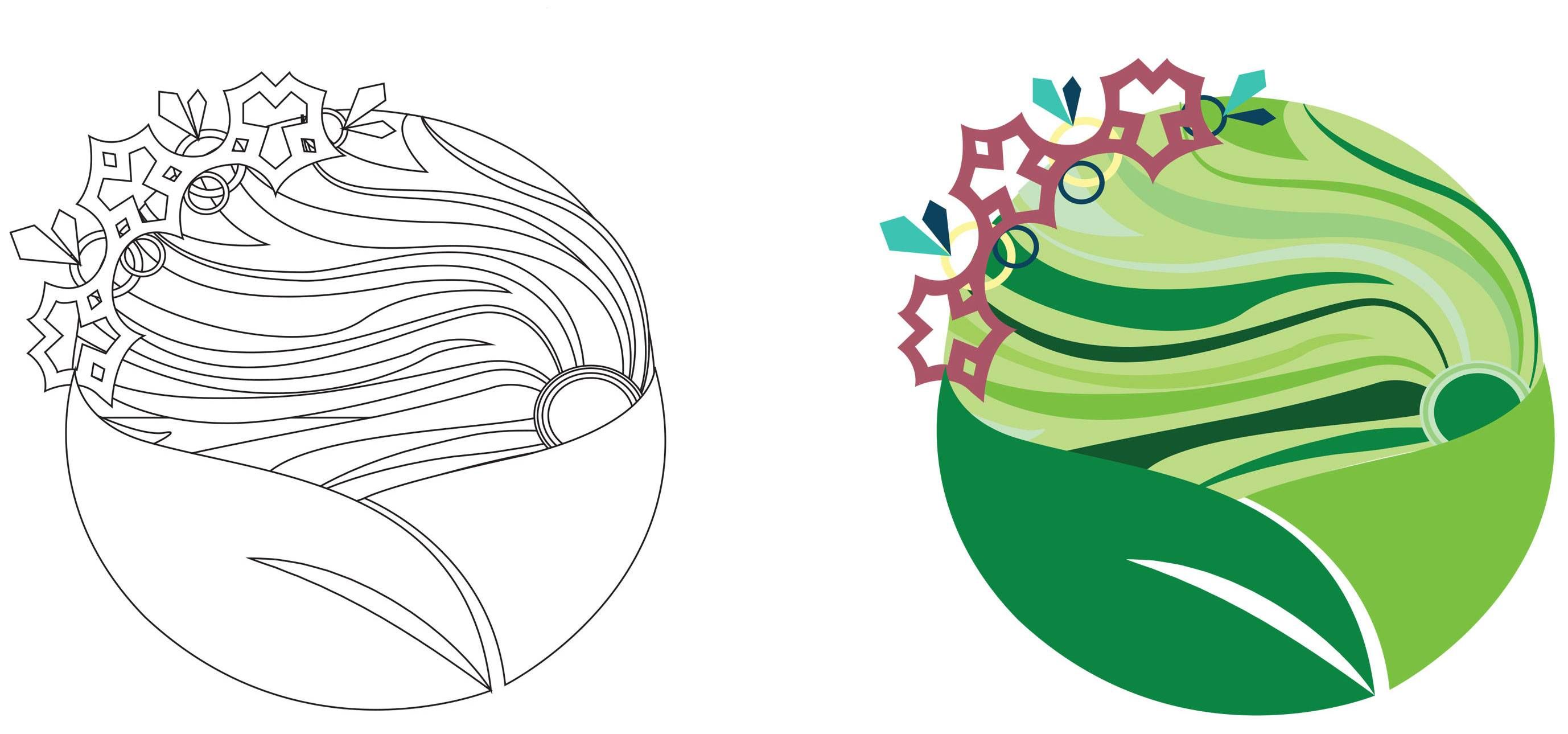 5305 illustration green