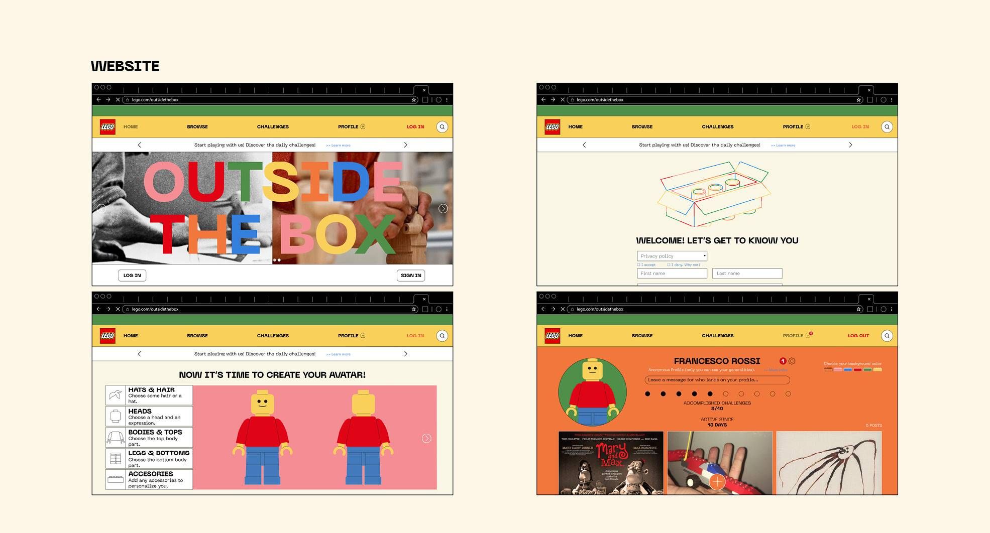 Lego Outside the box